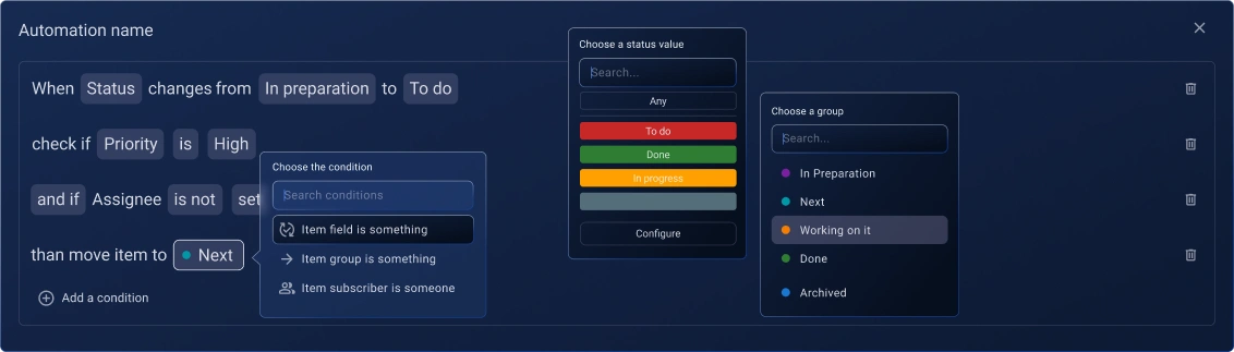 Board automations