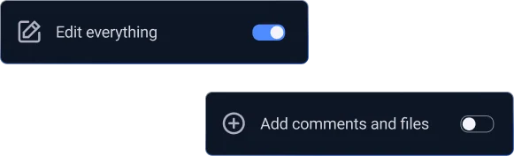 Managed access of boards for more privacy
