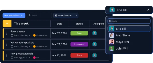 See what your team is doing