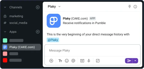 Pumble and Plaky integration