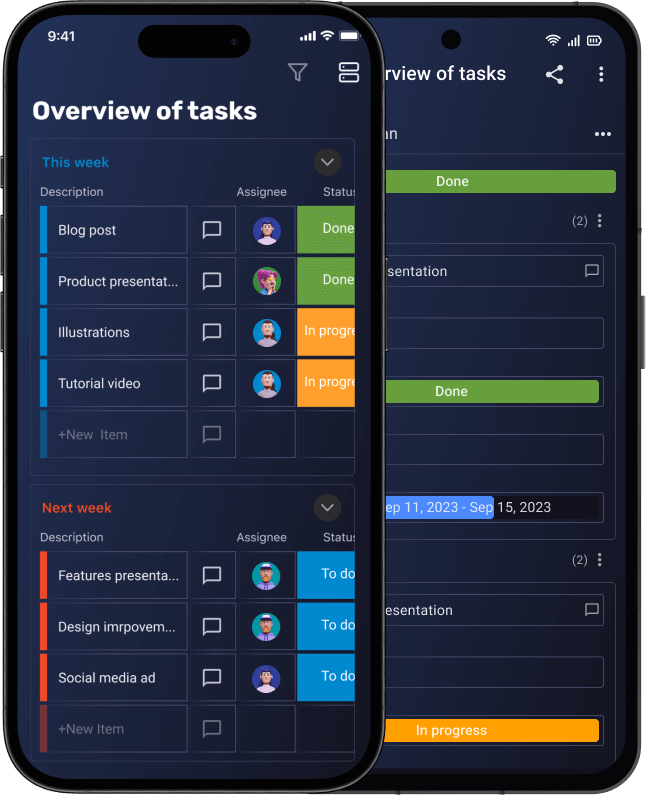 Plaky Project Management Features