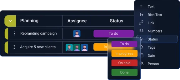 Standardize projects with board templates