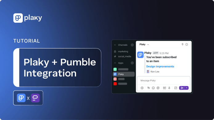 Plaky project and task management screenshot