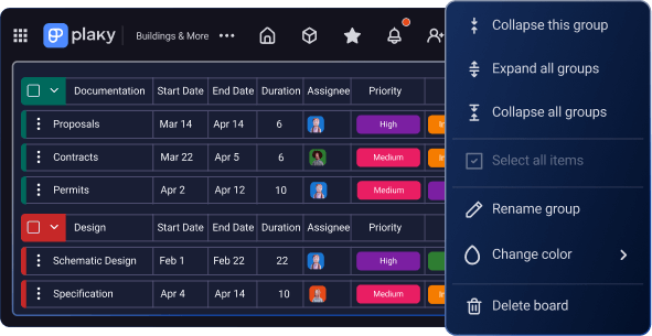 Plan your construction phases