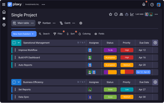 Stay up to date in Plaky