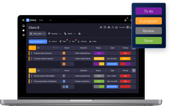 Intuitive tool for managing client requests