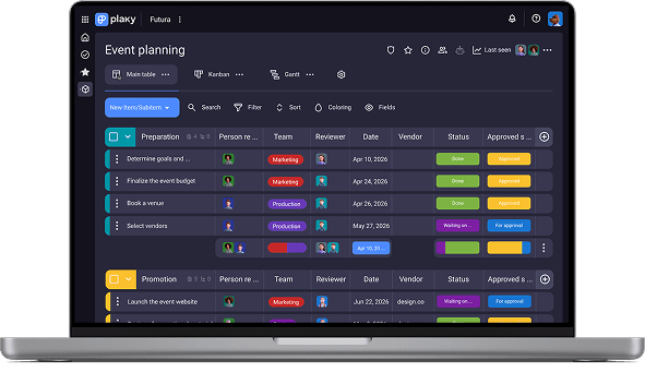 Stay up to date in Plaky