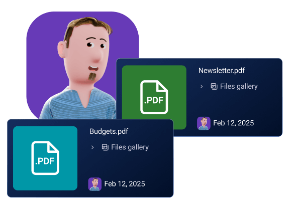 Streamline documents & files in one place