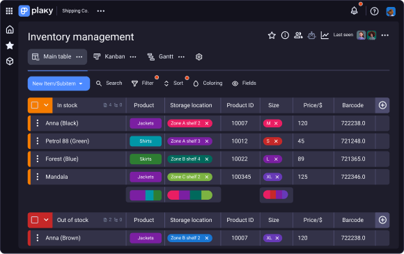 Stay up to date in Plaky