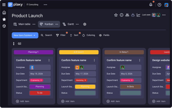 Stay up to date in Plaky