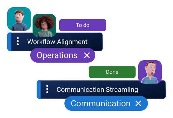 Coordinate team actions