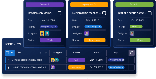 Simple tracking of progress