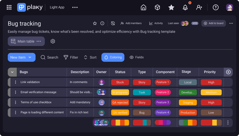 Plaky for Software development