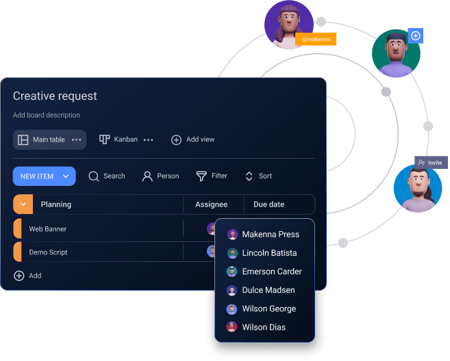 Plaky task management screenshot