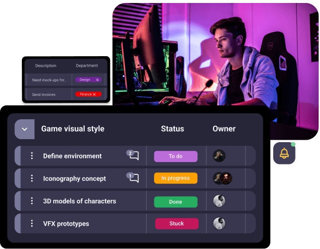 Plaky - Project management software for game development