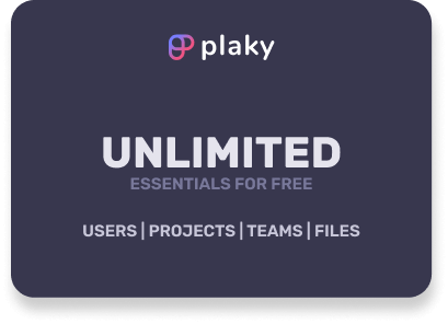 Unlimited projects and users