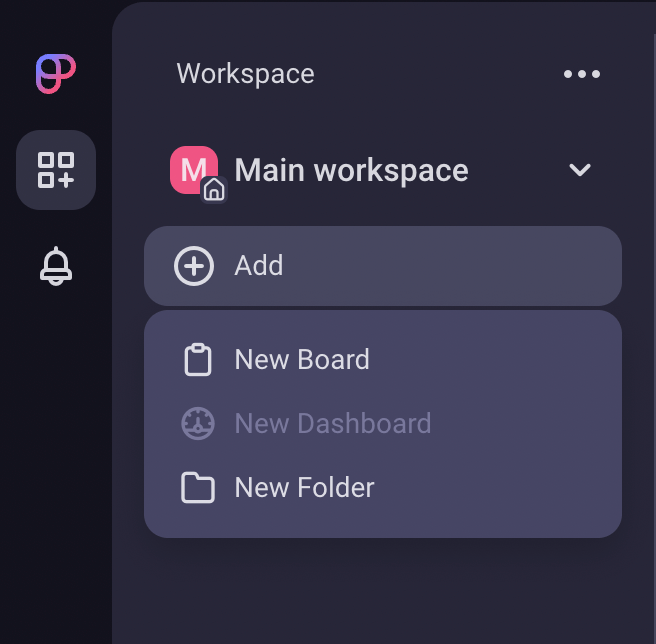 Creating a workspace in Plaky