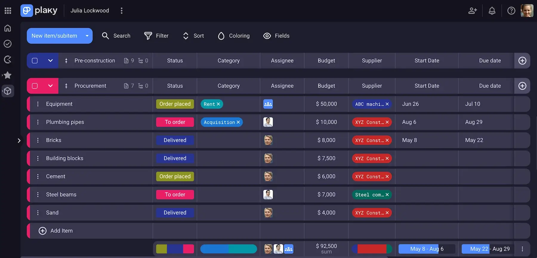 Tracking your project expenses with ease in Plaky