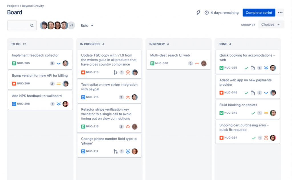 Jira project management tool