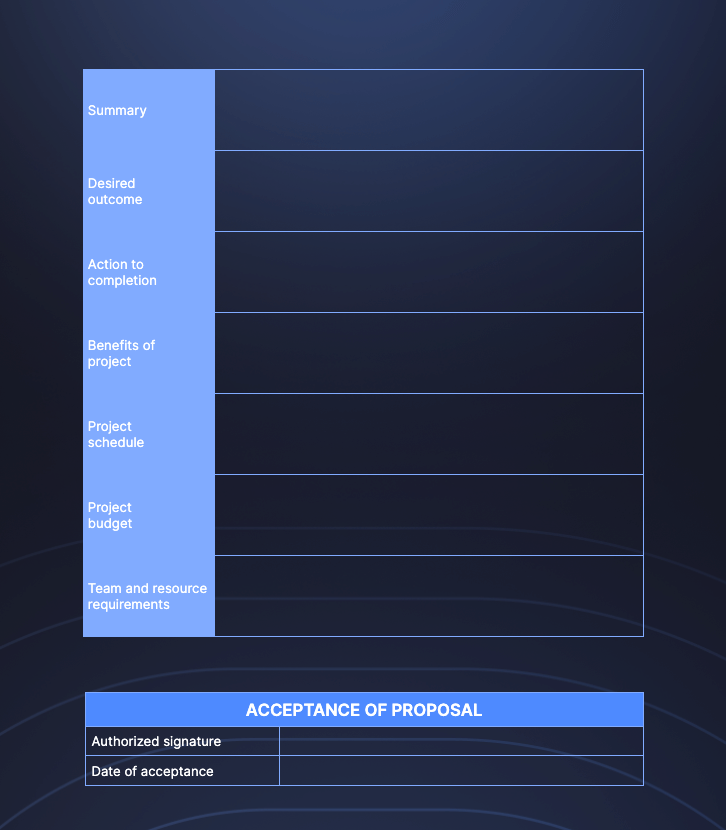 Project proposal template page 1