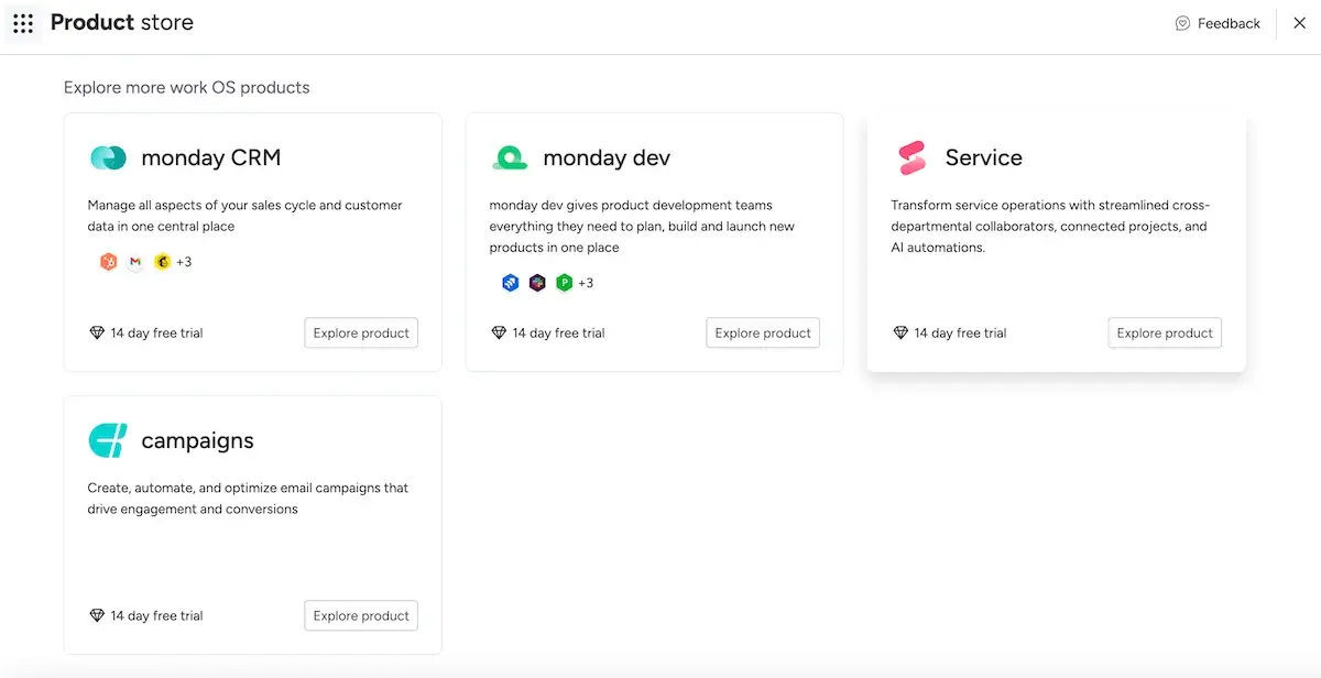 monday.com products