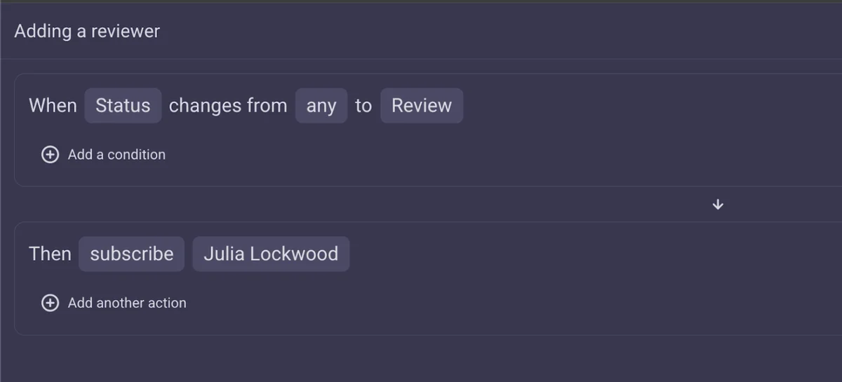 Automations in Plaky