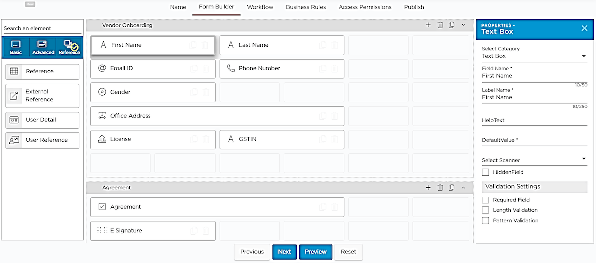 Quixy interface