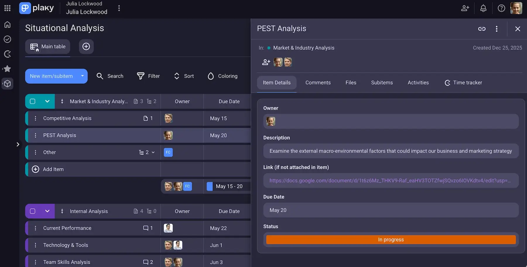 Enjoy streamlined project and task management in Plaky