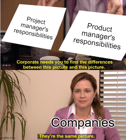 Its the same picture project management meme