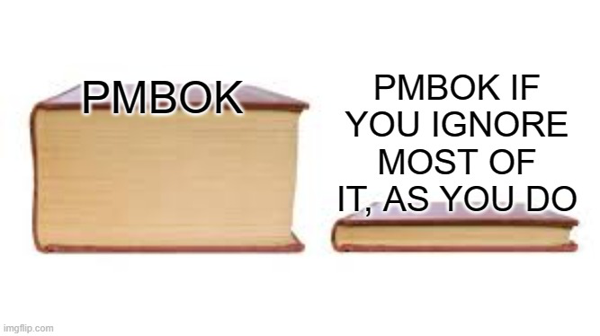 PMBOK project management meme