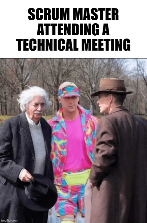 Scrum master technical meeting meme