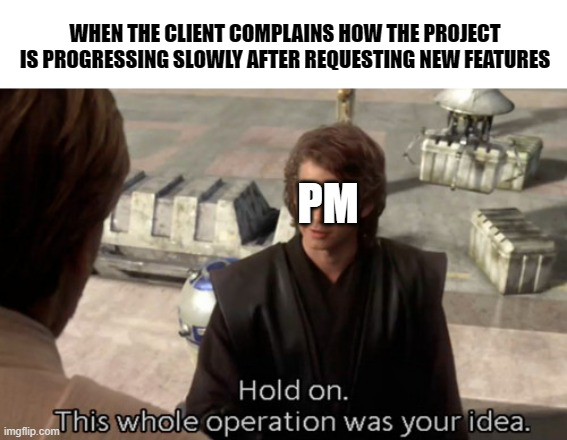This whole operation project management meme