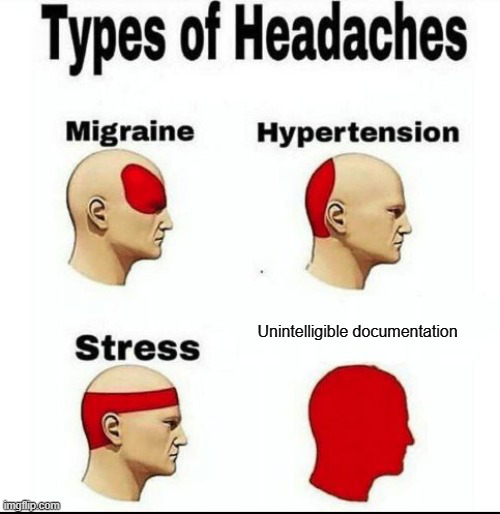 Types of headaches project management meme
