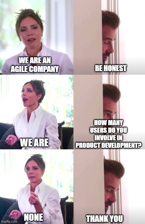 We are an agile company meme