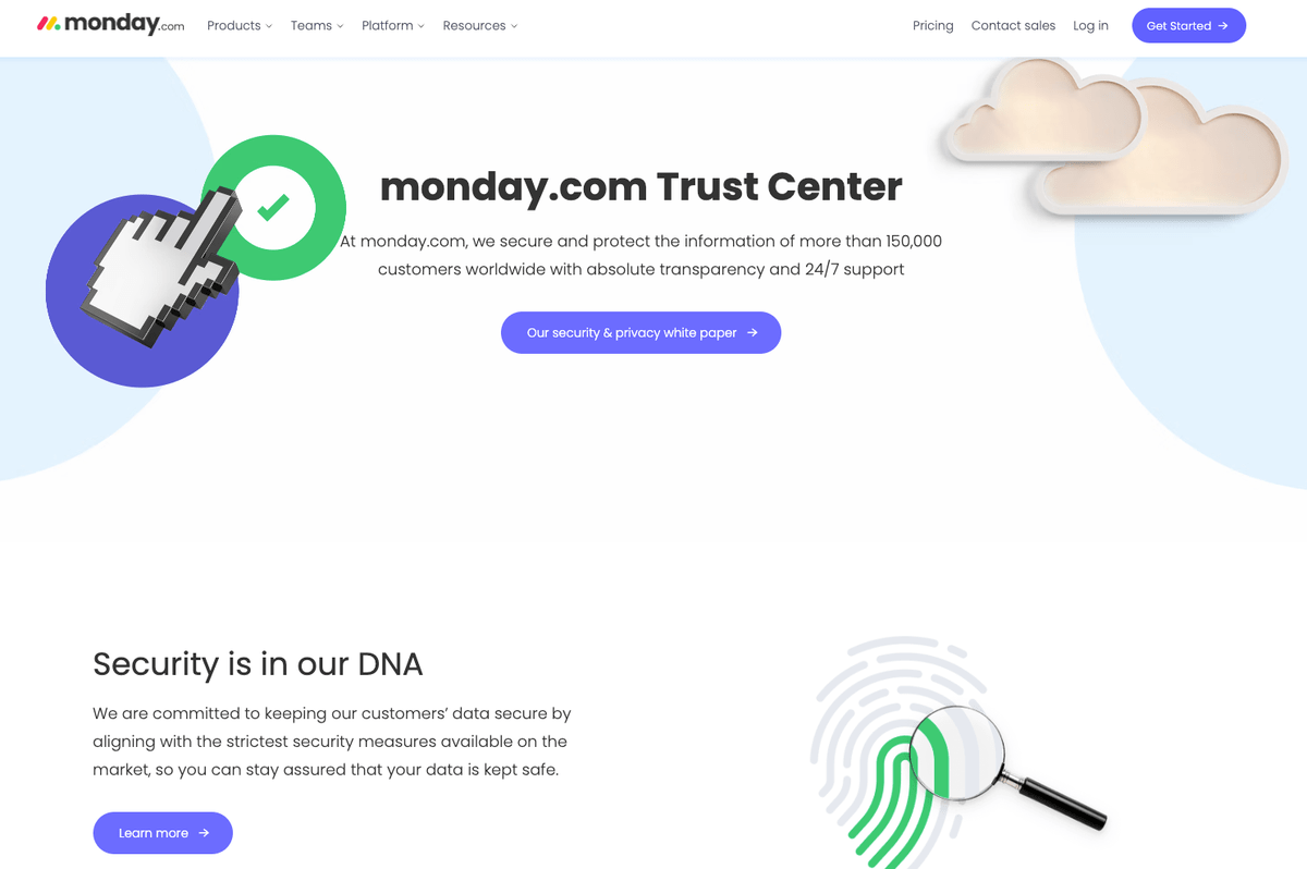 monday.com’s Trust Center 