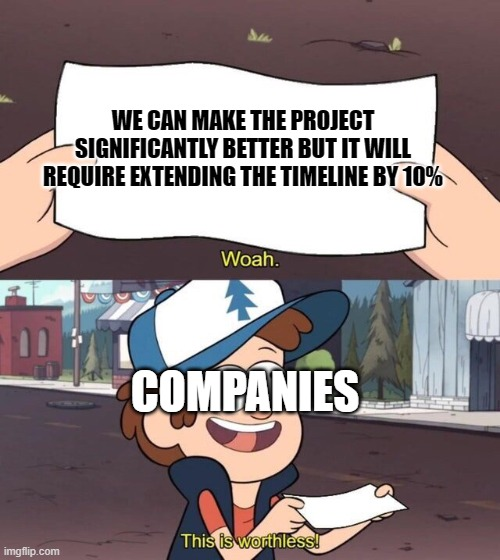 This is worthless project management meme