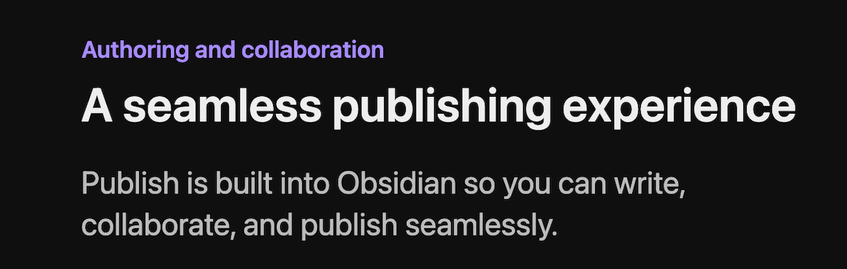 Collaboration in Obsidian (source: Obsidian.md)