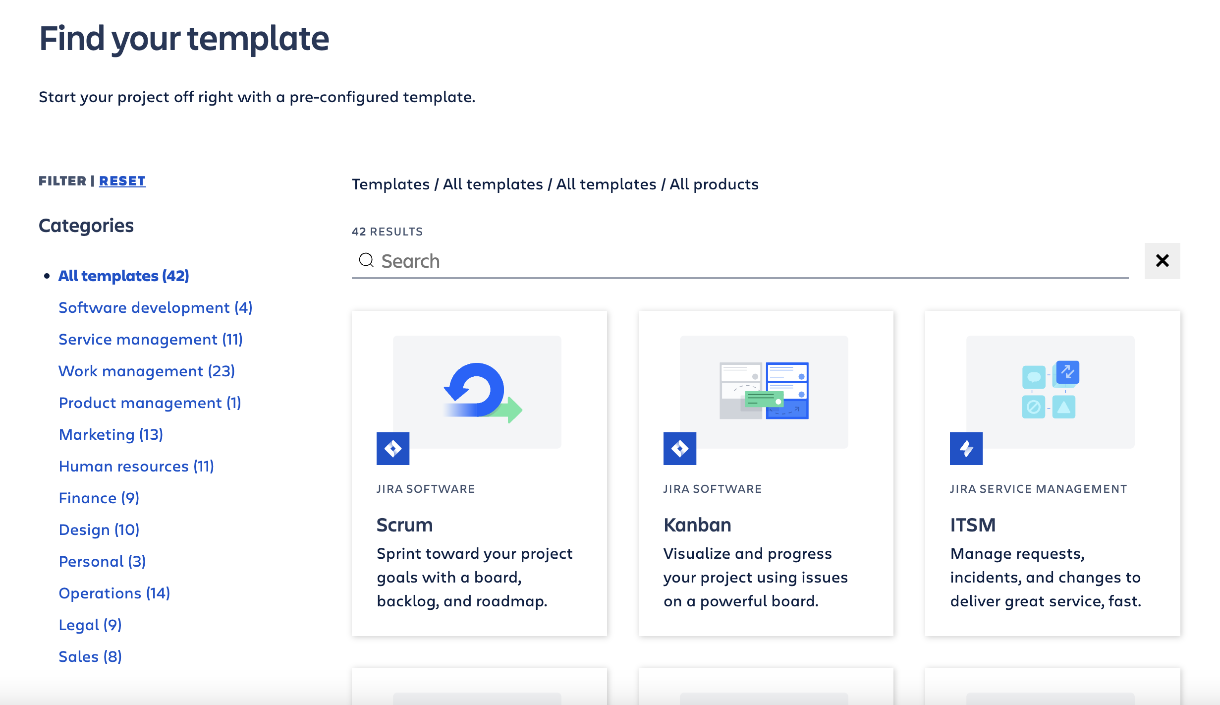 Jira interface