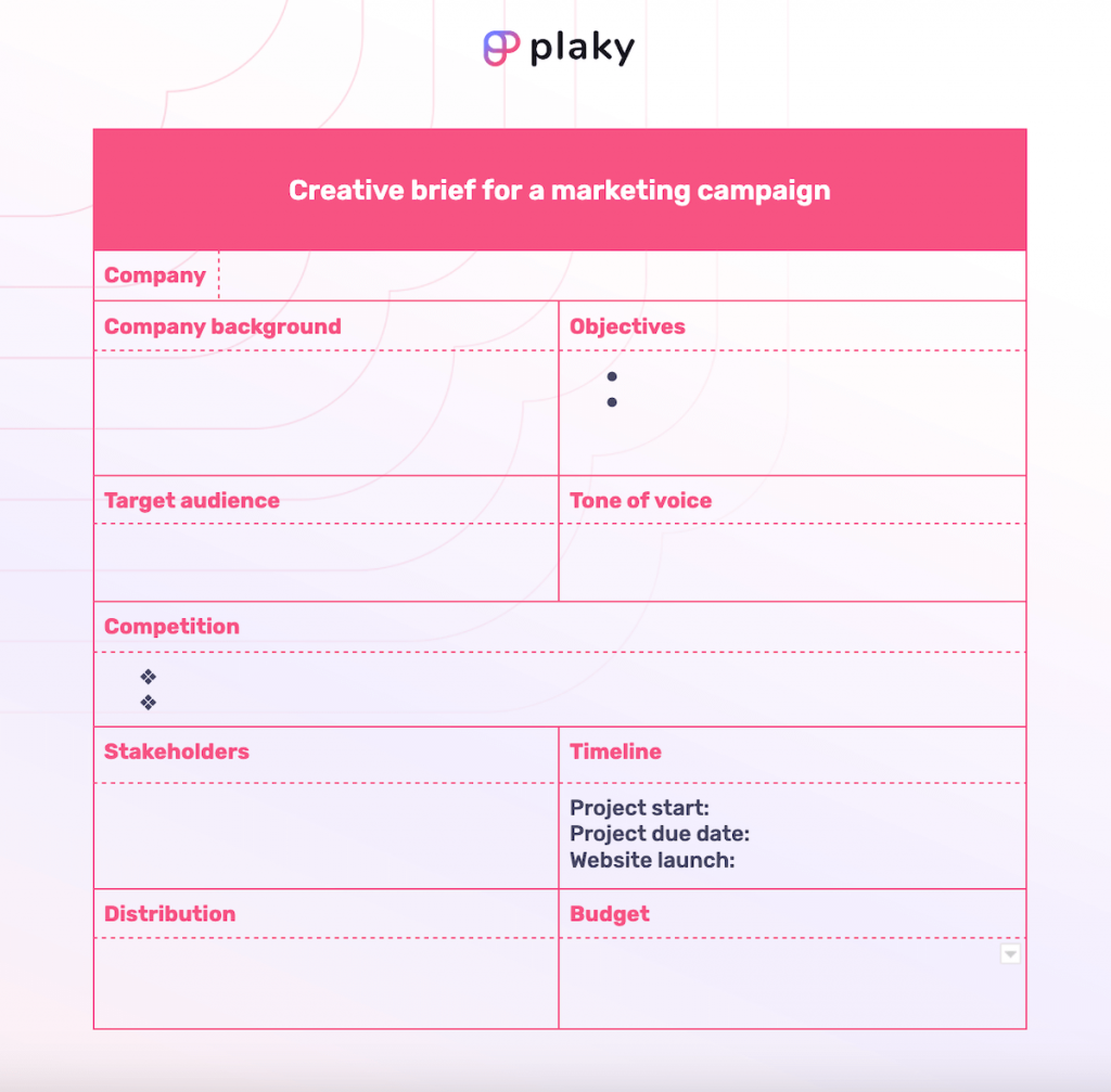 How to Write a Creative Brief (Examples and 7 Templates)