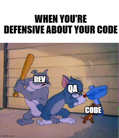 Defensive about code