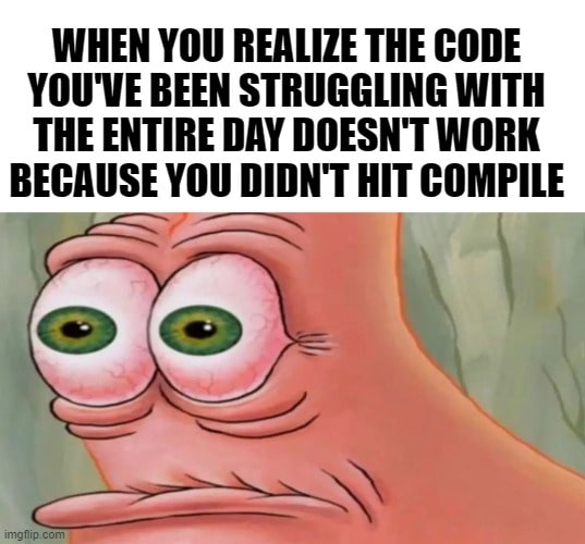 Didn't hit compile