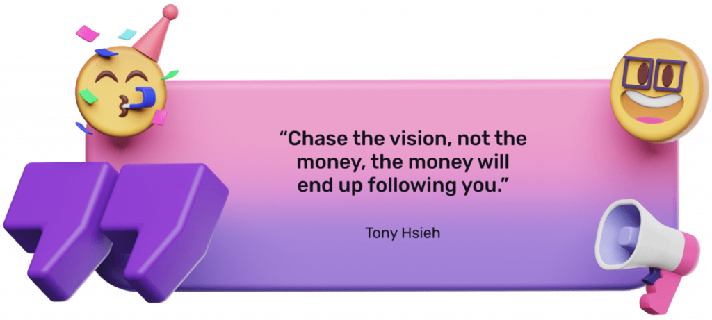 Tony Hsieh small business quote