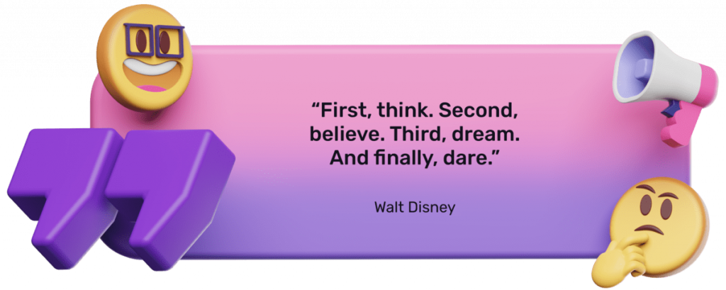 Walt Disney small business quote