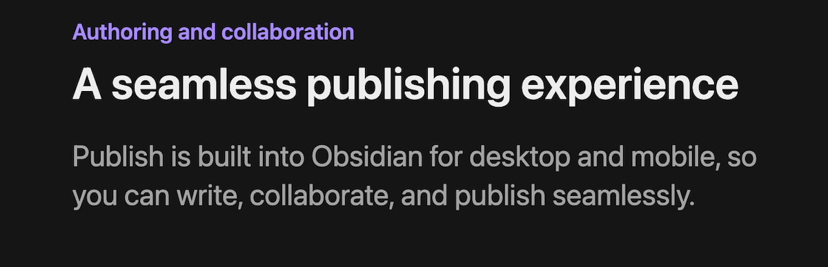 Collaboration in Obsidian (source: Obsidian.md)