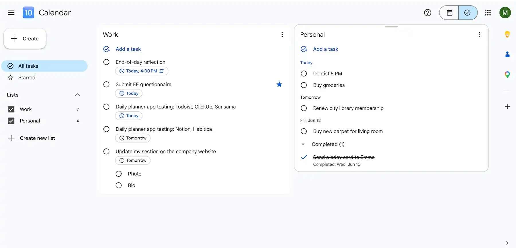 Google Tasks
