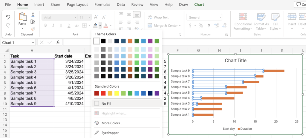 How to Make a Gantt Chart In Excel (Free Template Included)