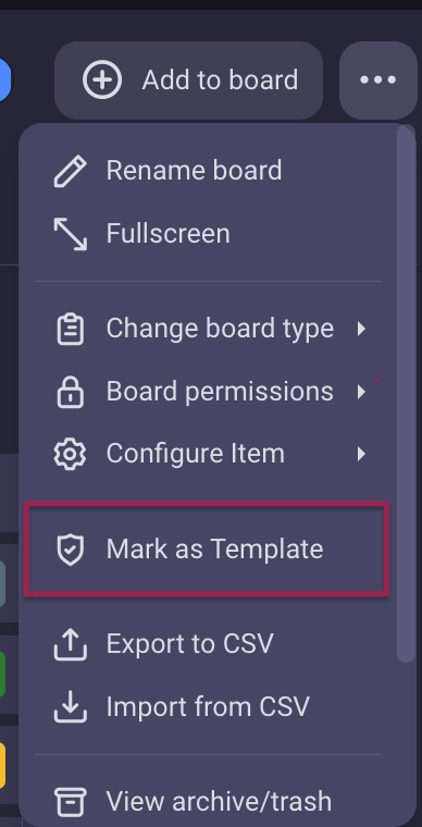 Creating a template in Plaky