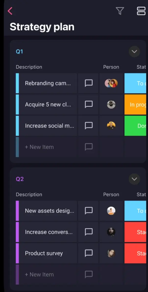 Plaky’s mobile app