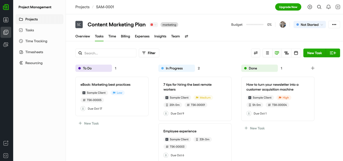Project overview in Bonsai software