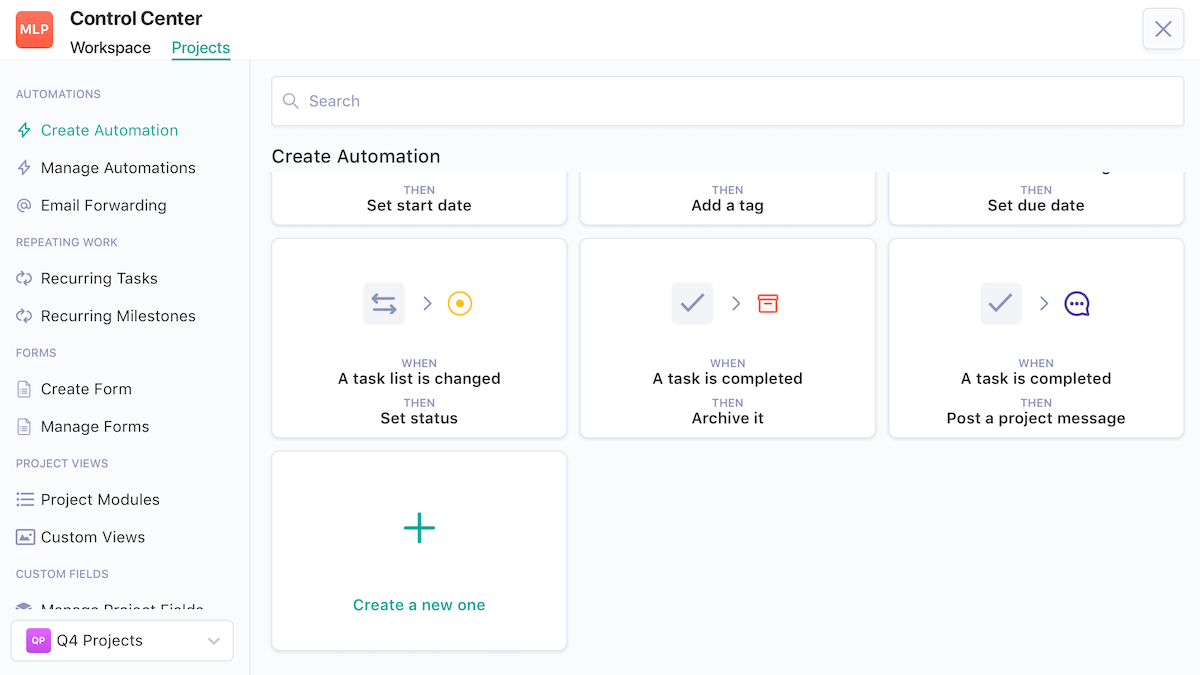 Automations in Nifty